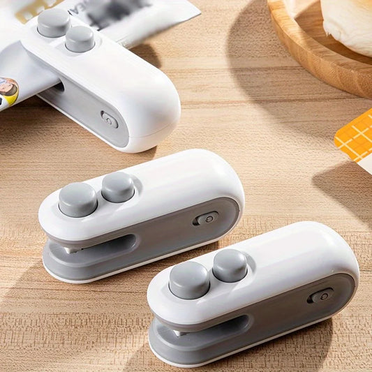Portable Mini Sealing Machine 2 in 1 USB Rechargeable Magnetic Bag Sealer Heat Seal with Cutter
